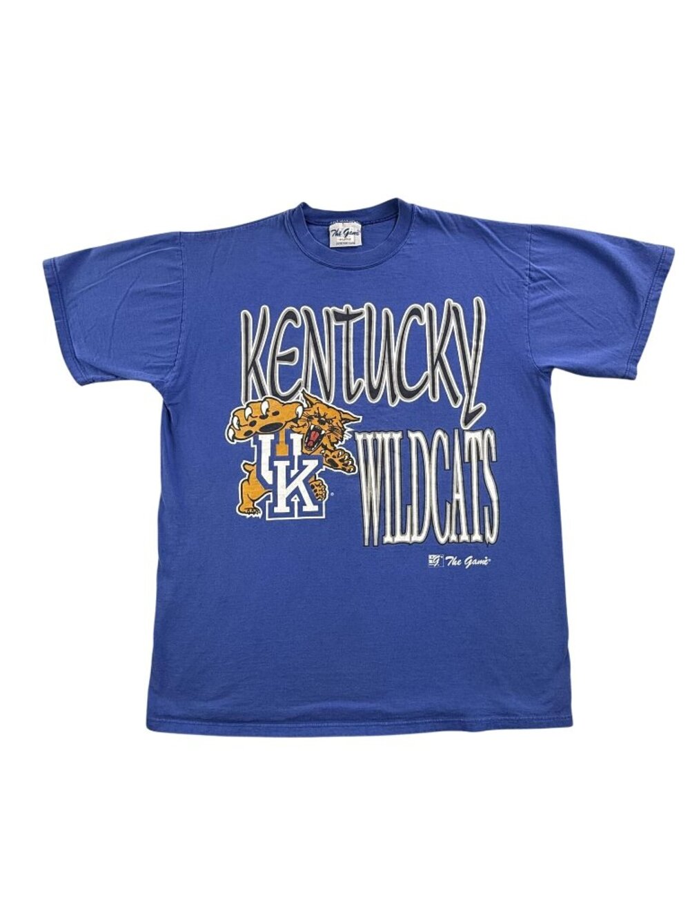 Vintage Kentucky Wildcats Shirt Mens XL Blue NCAA Basketball The Game Tee